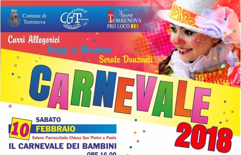 Torrenova, il programma del Carnevale