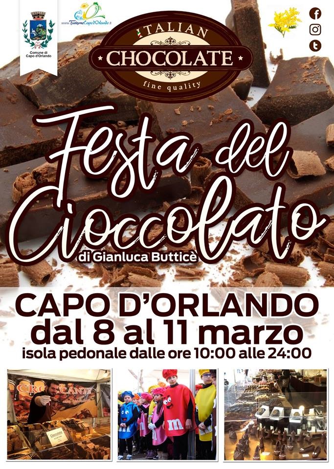 Capo d’Orlando, da domani il weekend del cioccolato