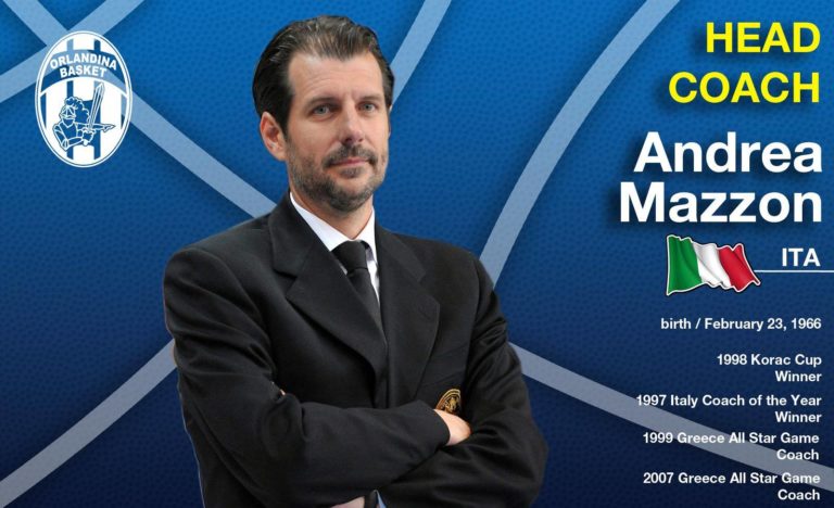 L’Orlandina si affida a coach Andrea Mazzon per salvare la Serie A