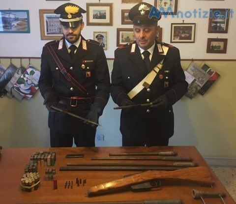 Armi sequestrate CC SANTO STEFANO