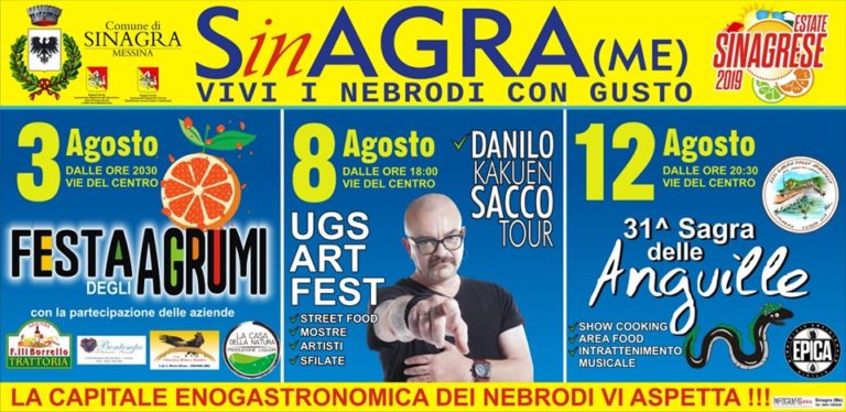 Il 12 agosto a Sinagra la XXXI edizione della “Sagra delle Anguille”