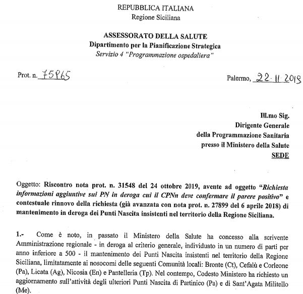 Punto nascita di S.Agata, Razza risponde ai 5S: “Ecco la deroga!”