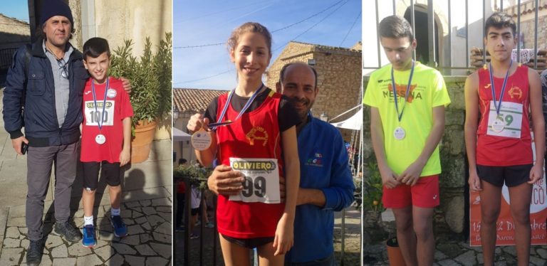 Ai campionati provinciali di corsa campestre brilla la podistica Capo d’Orlando