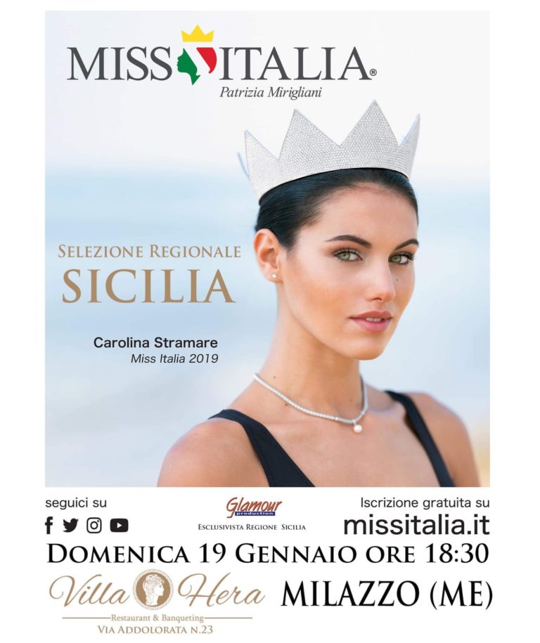 Domenica a Milazzo la 2^ selezione regionale di Miss Italia Sicilia
