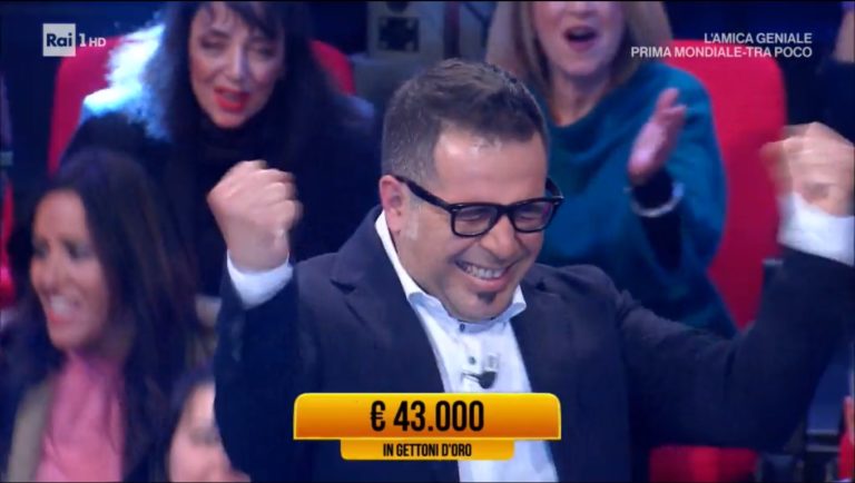 La Sicilia trionfa ai “Soliti Ignoti”, Salvatore da Catania vince 43.000€