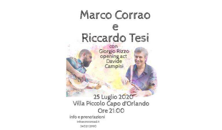 Parte il tour dell’orlandino Marco Corrao, “Pietre su pietre” domani a Zafferana Etnea