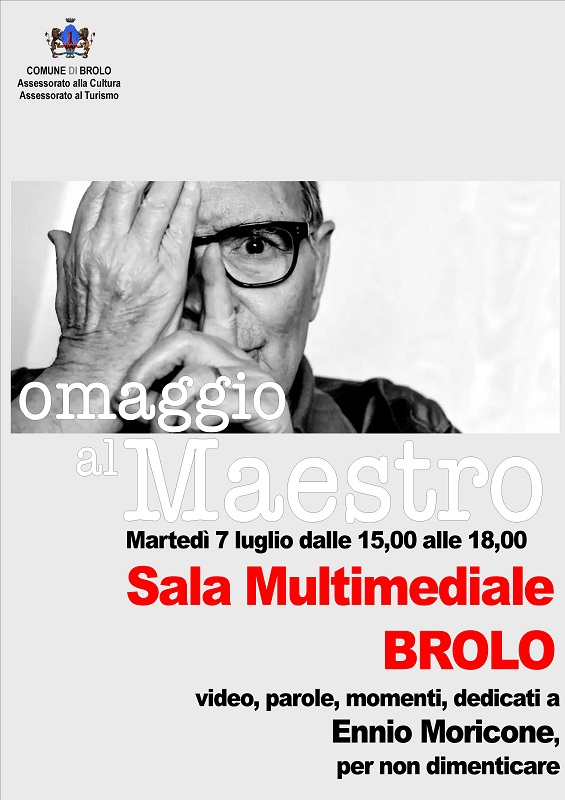 Brolo, omaggio al maestro Ennio Morricone
