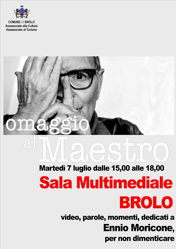 Brolo, omaggio al maestro Ennio Morricone