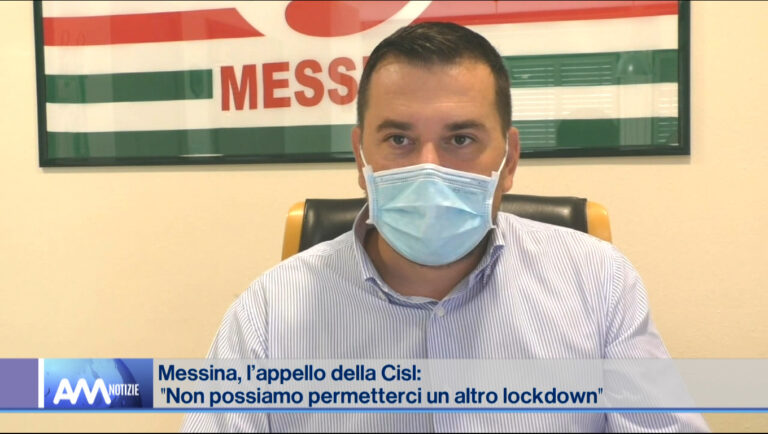 L’appello di Cisl Messina: “Indossate le mascherine, un altro lockdown sarebbe la fine”
