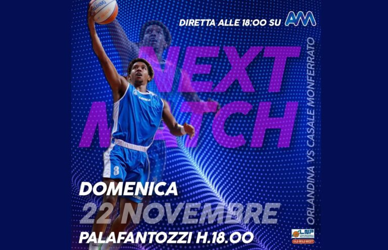 Orlandina Basket – Domenica alle 18 l’esordio al PalaFantozzi contro Casale in diretta su AM