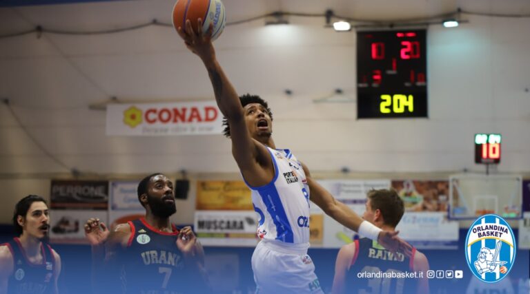 Il 2021 sorride all’Orlandina: in un finale al cardiopalma battuta Milano 95-93