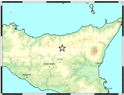 Scossa di terremoto di magnitudo 3.2 a Sperlinga (EN). Avvertita anche sui Nebrodi