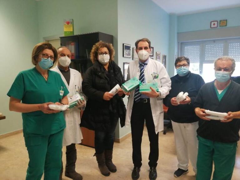 Patti: “Aretè” ha donato 500 mascherine e 500 guanti al reparto di cardiologia del “Barone Romeo”