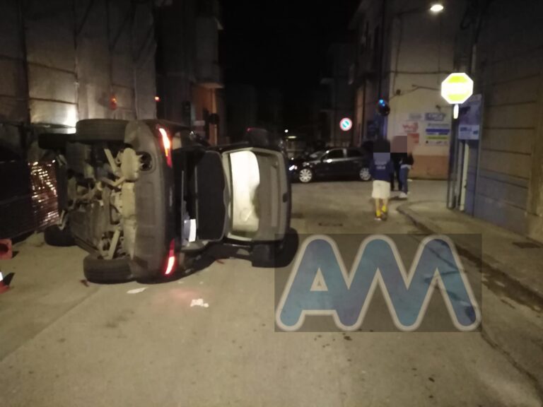 S. Agata Militello, violento scontro tra vetture nella notte. Due persone ferite