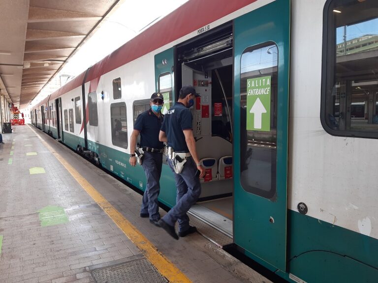 Polfer, gli interventi nelle stazioni ferroviarie siciliane nell’ultima settimana