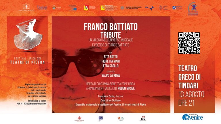 Tindari – Domani sera tributo a Franco Battiato: concerto-evento al Teatro Greco