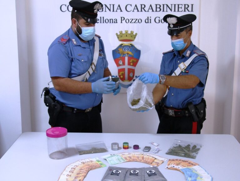 Barcellona P.G. – Arrestati due milazzesi di 30 e 40 anni per detenzione di stupefacenti ai fini di spaccio