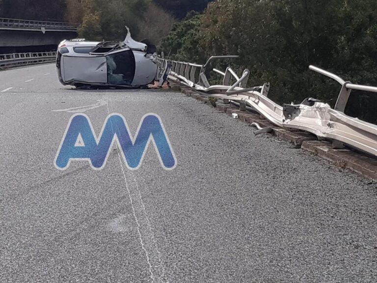 Incidente stradale sulla A/20. Miracolo di Natale, solo lievemente ferito il conducente