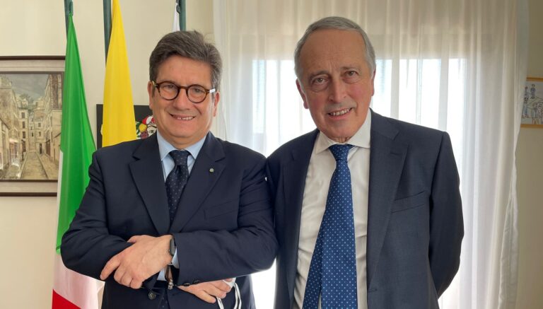 Il presidente della Lega Nazionale Dilettanti Abete in visita al Comitato Regionale Sicilia