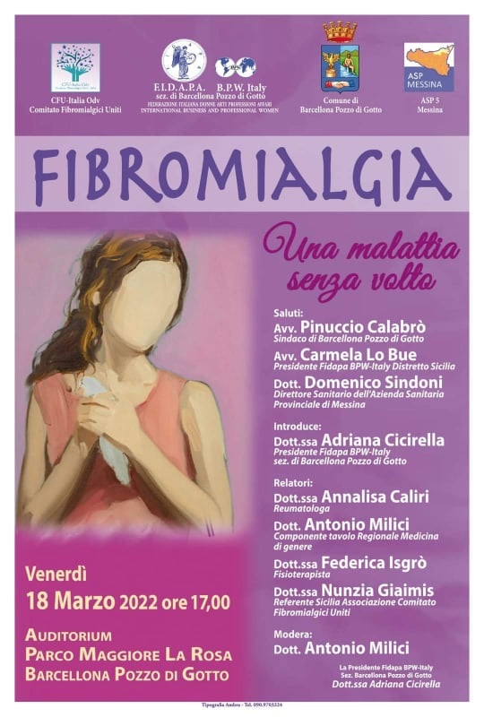 Barcellona Pozzo di Gotto: convegno sulla fibromialgia