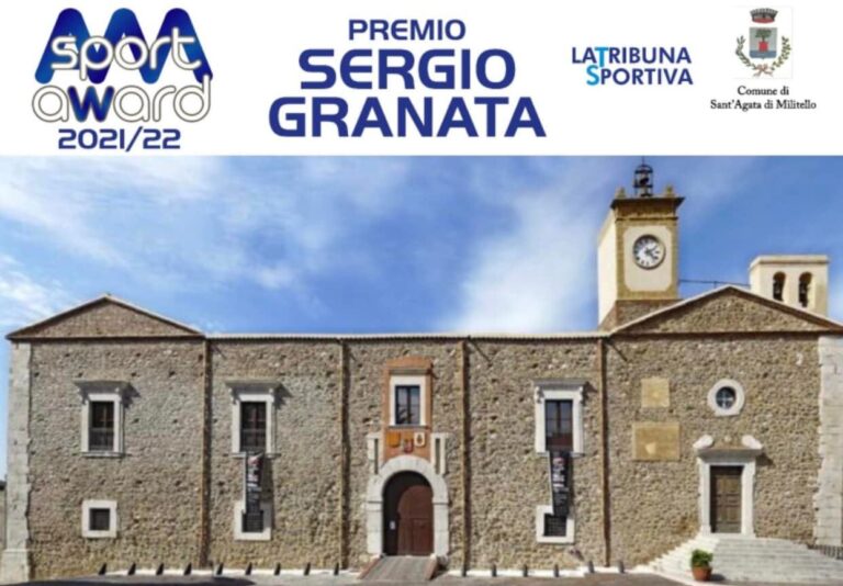 Domenica 26 giugno gli AM Sport Awards “Sergio Granata” al Castello Gallego di Sant’Agata Militello