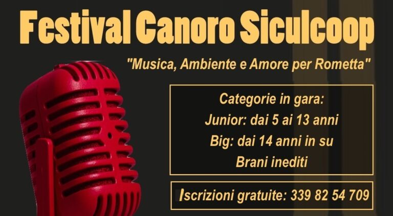 A Rometta si apre il sipario del “Festival Canoro Siculcoop”