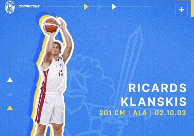 Orlandina Basket – Il giovane Ricards Klanskis torna alla base, è il nuovo rinforzo per la Infodrive