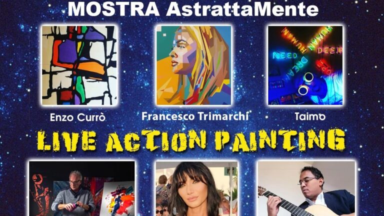 “AstrattaMente” in mostra a Villa Cianciafara