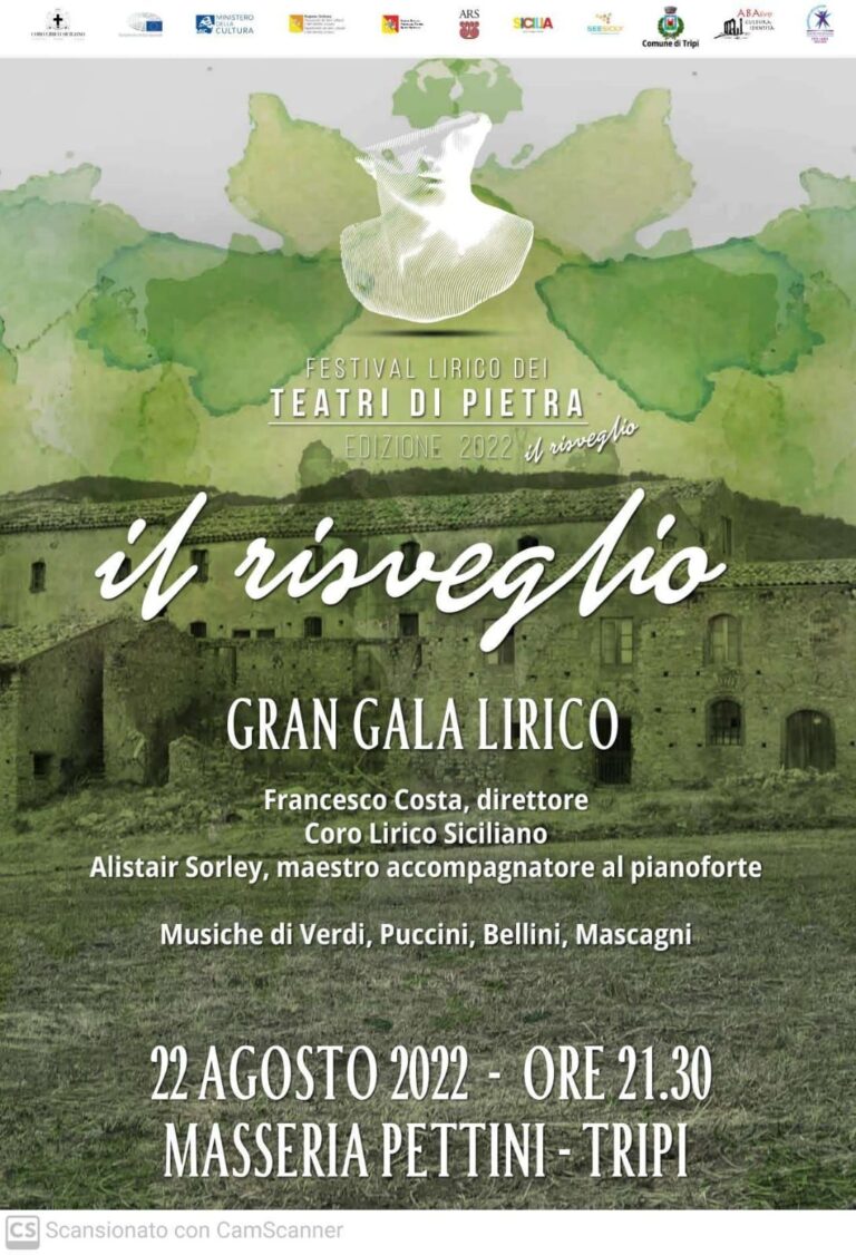 Tripi, arriva il Coro Lirico Siciliano per il “Festival Lirico dei Teatri di Pietra”