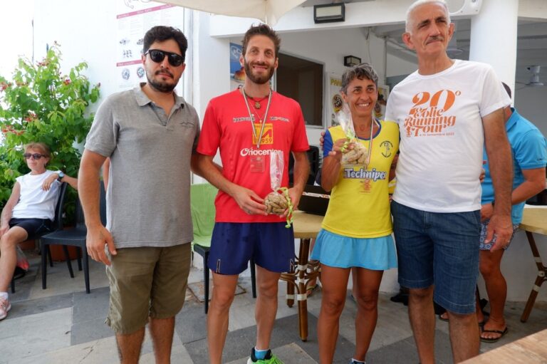 XX Giro Podistico Isole Eolie, poker di successi per il fitalese Antonino Lollo e l’italo-romena Ana Nanu