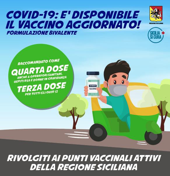 Covid, in Sicilia al via da domani le dosi booster dei nuovi vaccini bivalenti