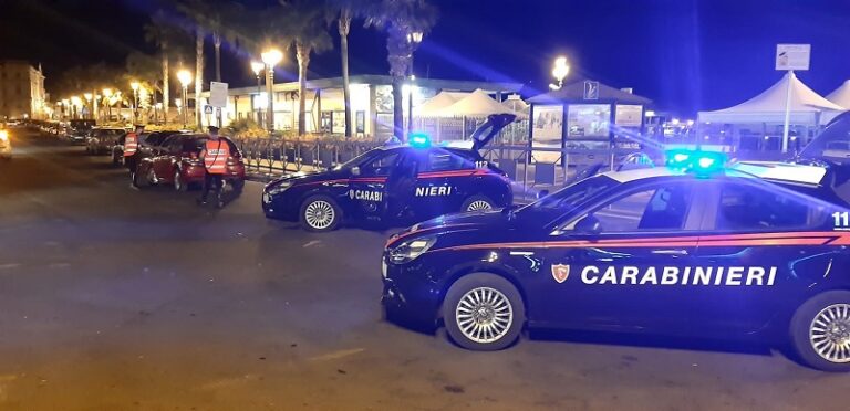 Milazzo: week end di controlli per i carabinieri