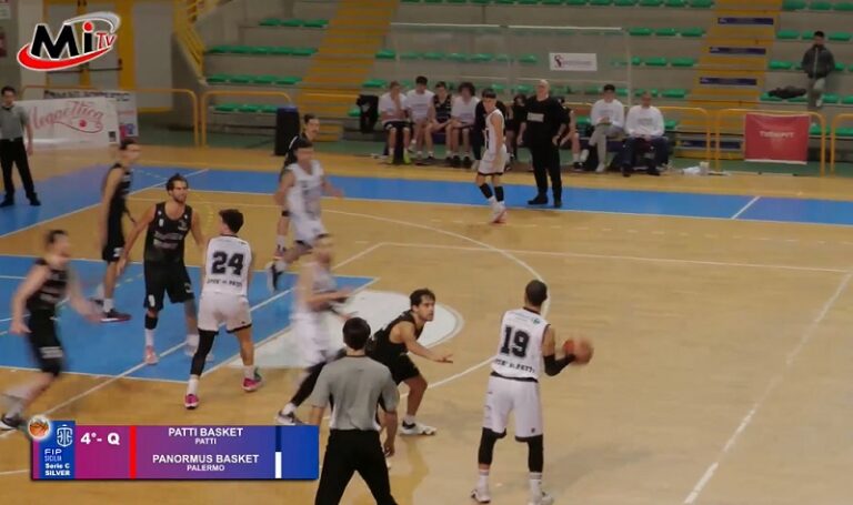 Campionato serie C Silver Sicilia: Panormus Palermo cinico, batte il Patti Basket al PalaSerranò