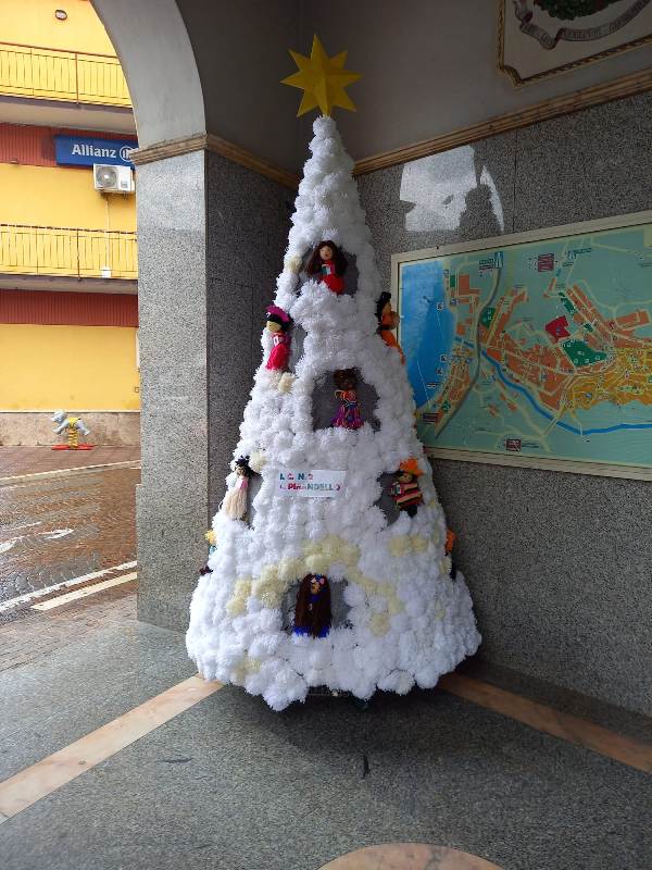 Patti: l’albero della pace degli studenti dell’ic “Pirandello” da ammirare sotto i portici di piazza Marconi