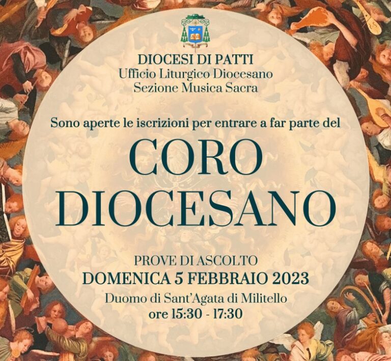 Diocesi di Patti: aperte le iscrizioni per entrare a far parte del coro diocesano