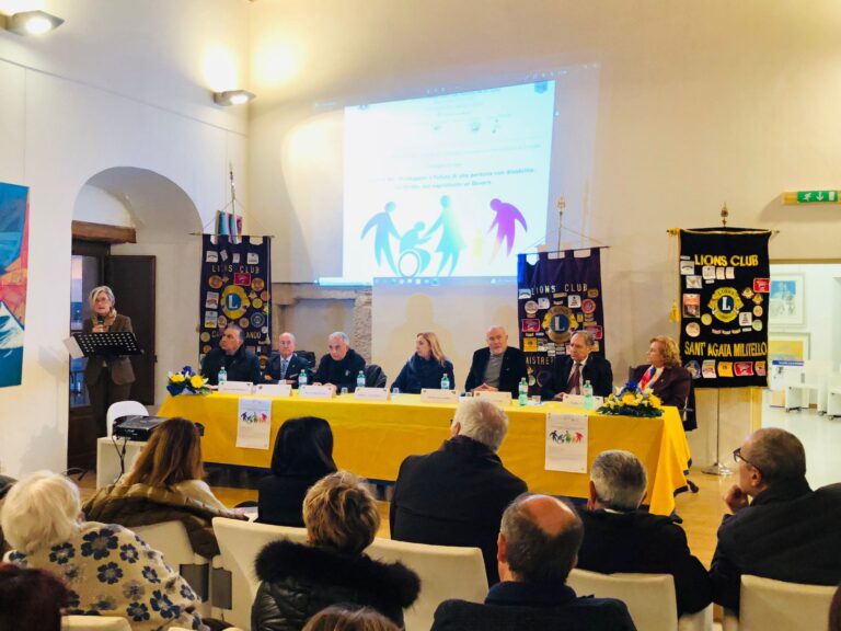 Sant’Agata Militello, convegno Lions Club “Dopo di Noi, disabilità, alzheimer e amministratore di sostegno”