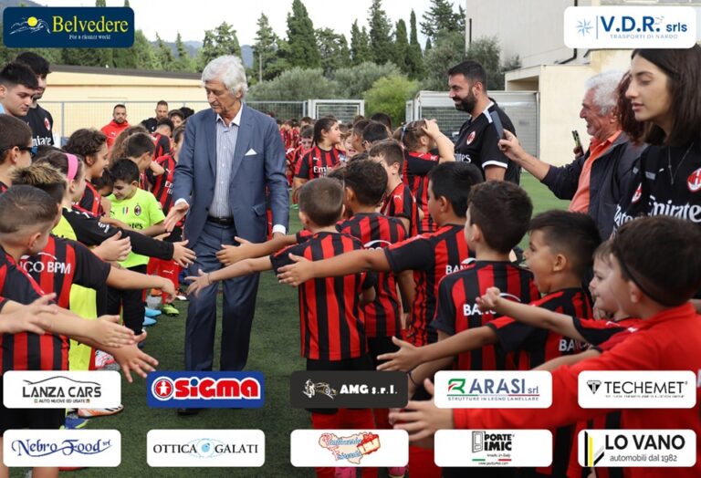 Gianni Rivera protagonista di un pomeriggio di sport e divertimento a Rocca di Capri Leone – VIDEO