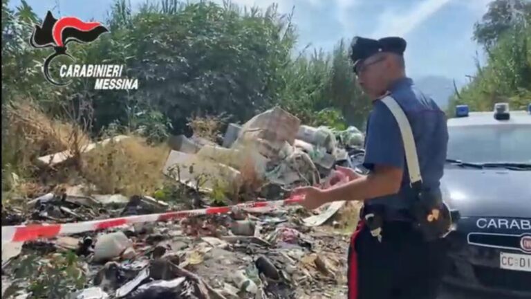 Discariche abusive nei fiumi Patrì e Mela. 66 indagati. Sequestrati 14 autocarri