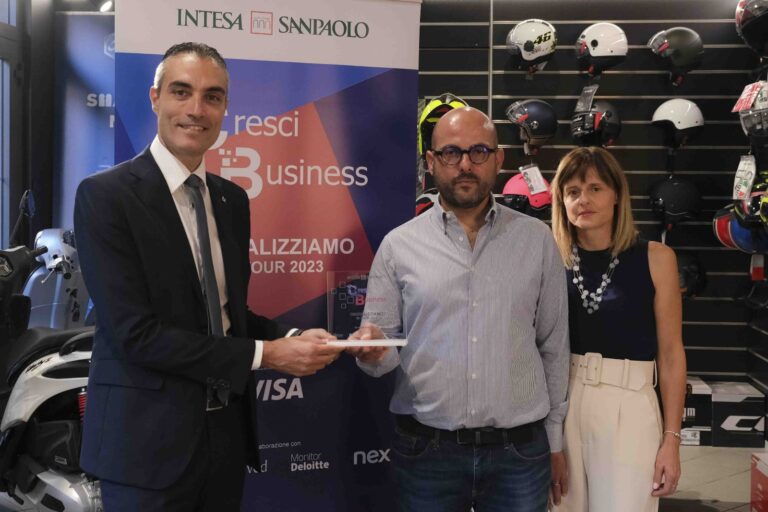 Motor Shop Brolo premiata da Intesa San Paolo con il progetto “Crescibusiness”