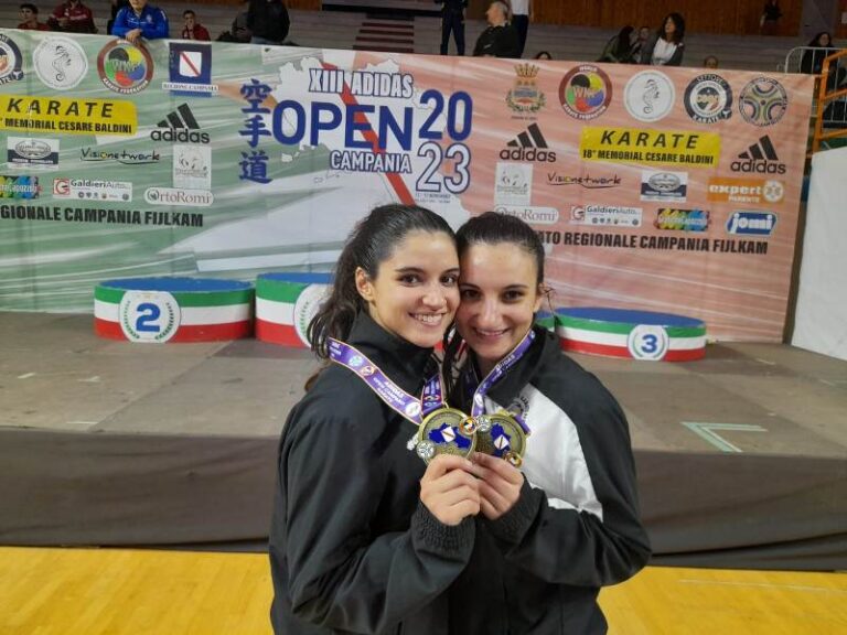 International Adidas Open di Campania: medaglie di bronzo per le sorelle Anastasia e Veronica Orlando della Scuola Karate Patti