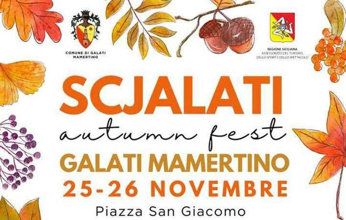 Galati Mamertino, il 25 e 26 novembre va in scena l’evento “Scjalati Autumn Fest”