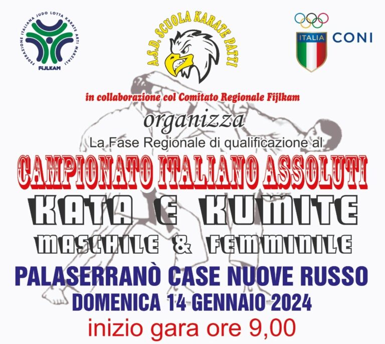 Patti: ritorna dopo 4 anni la fase regionale di qualificazione al campionato nazionale assoluto di karate