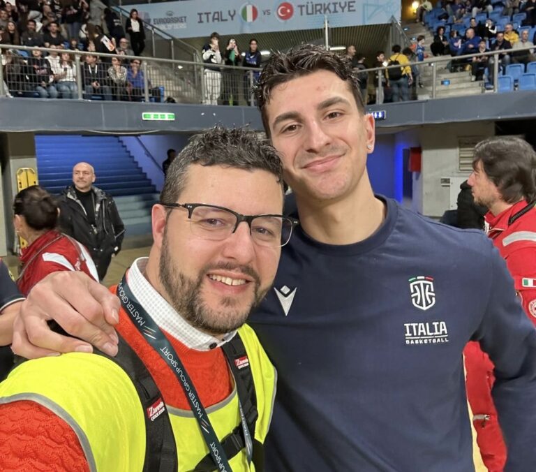 Daniele, un fotografo orlandino per la Nazionale Italiana di Basket