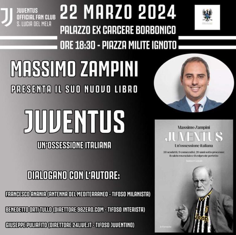 Santa Lucia del Mela: Massimo Zampini ospite allo Juventus Official Fan Club Gaetano Scirea