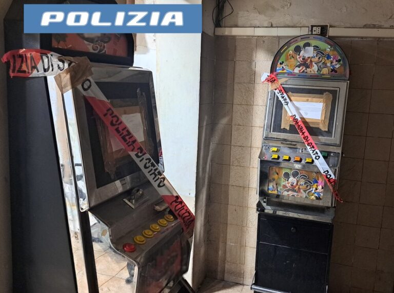 Catania, sala giochi senza autorizzazioni. Sequestrate 6 slot machine ed elevate multe per 67mila euro