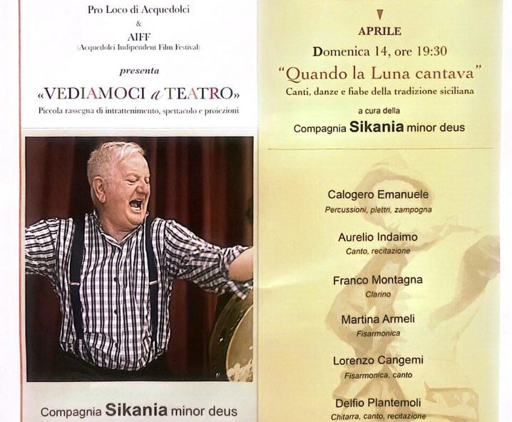 La compagnia Sikania Minor Deus presenta “Quando la luna cantava”, in scena a Ficarra il 14  aprile – VIDEO