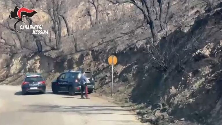 Gravi roghi del 2023. Carcere per un 59enne di Taormina per i roghi a Castelmola, Letojanni e Taormina