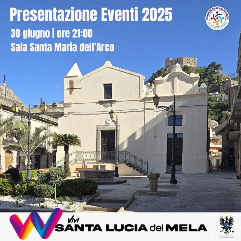 Santa Lucia del Mela: Stasera presentazione degli eventi estivi