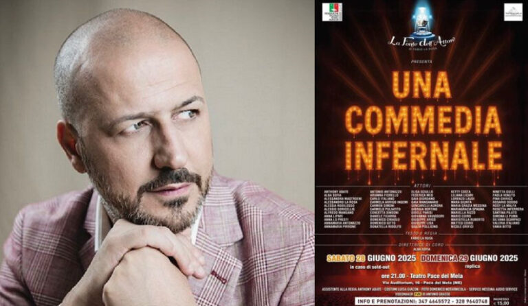 Pace del Mela, il 28 e 29 giugno il regista Fabio La Rosa porta in scena “Una commedia infernale”