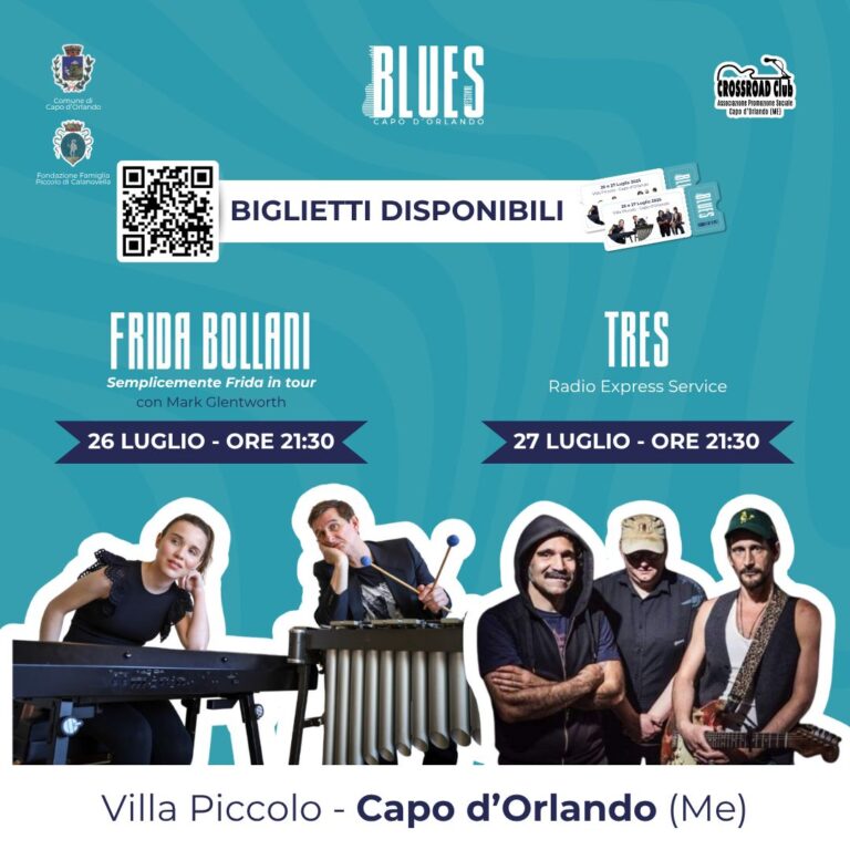 Tutto pronto per Capo d’Orlando Blues Festival che si terrà nel weekend del 26 e 27 luglio – VIDEO